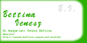 bettina venesz business card